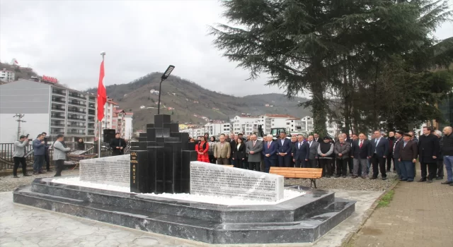 Yağlıdere’den ABD’ye göçün başlangıcını anlatan atının açılışı yapıldı