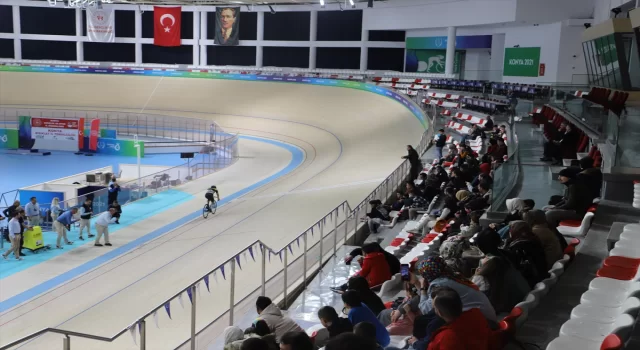 Konya Olimpik Veledromu’nda Puanlı 1. Etap Pist Yarışları düzenlendi