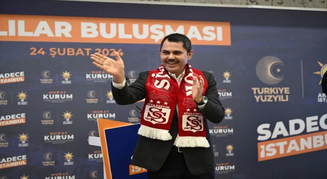 İBB Başkan adayı Kurum, Sancaktepe’de ”Sivaslılar Buluşması”nda konuştu: