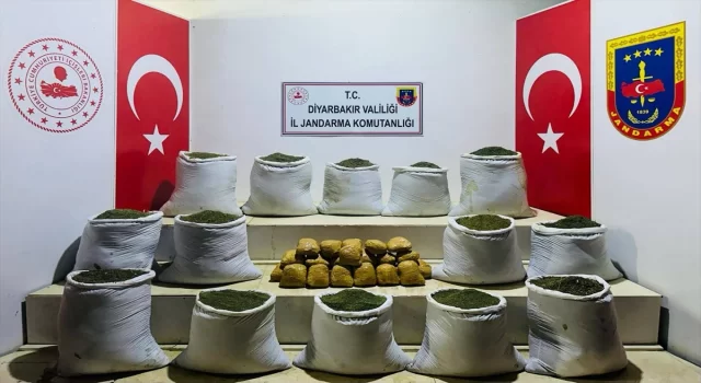 Diyarbakır’da 381 kilogram esrar ele geçirildi