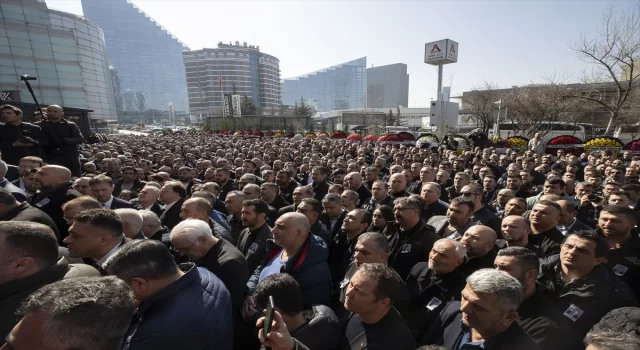 TÜRKİŞ Genel Başkan Yardımcısı Kavlak için Türk Metal Sendikası’nda cenaze töreni düzenlendi