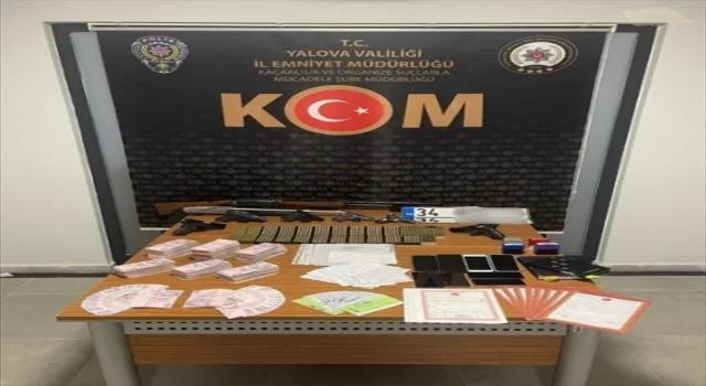 Yalova merkezli organize suç örgütüne yönelik ”Kafes47” operasyonunda 3 kişi tutuklandı