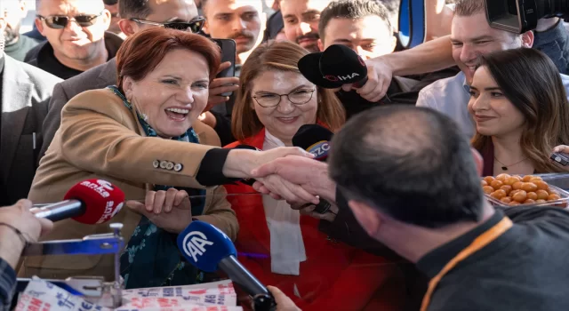 İYİ Parti Genel Başkanı Akşener, Kahramankazan’da esnaf ziyaretinde bulundu: