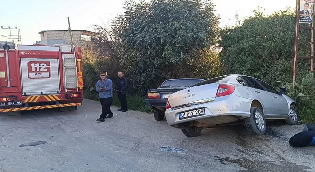 Adana’da iki otomobilin çarpıştığı kazada 6 kişi yaralandı