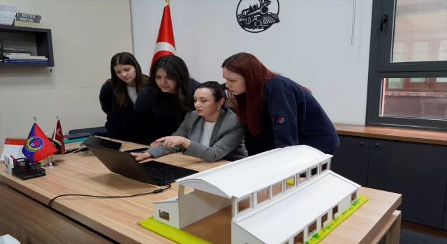 Edirne’de öğrencilerin tarihi balon hangarıyla ilişkin hazırladıkları proje TÜBİTAK finallerinde yarışacak