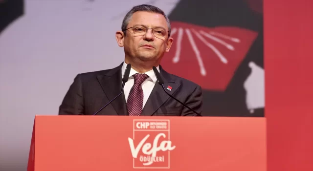 CHP Genel Başkanı Özel, ’’Vefa Ödülleri’’ programında konuştu: