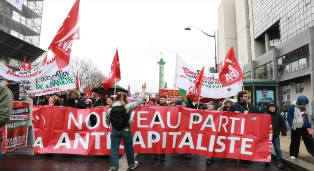 Paris’te ”Gazze için ateşkes” talep edildi