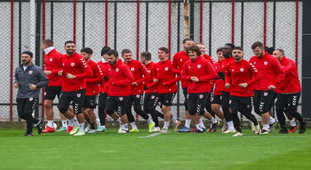 Samsunspor, MKE Ankaragücü maçının hazırlıklarını sürdürdü