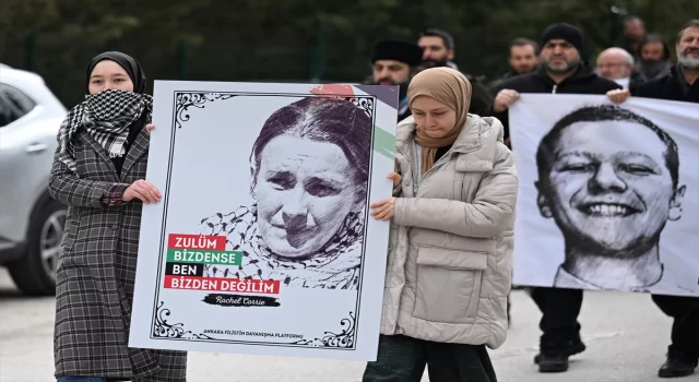 Başkentte STK’lar, Gazze’ye destek için ABD Büyükelçiliğine yürüdü