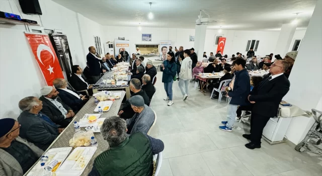 Muğla Büyükşehir Belediye Başkan adayı Ayaydın, ilk iftarı Bodrum’da yaptı