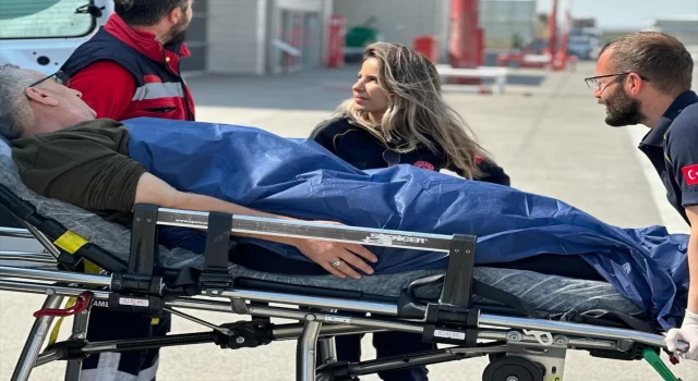 Şırnak’ta ambulans helikopter kalp rahatsızlığı yaşayan hasta için havalandı