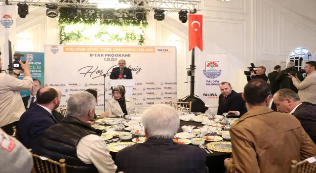 Çevre, Şehircilik ve İklim Değişikliği Bakanı Özhaseki, Yalova’da iftar programında konuştu: