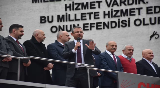 CHP Genel Başkanı Özel, Artvin mitinginde konuştu: