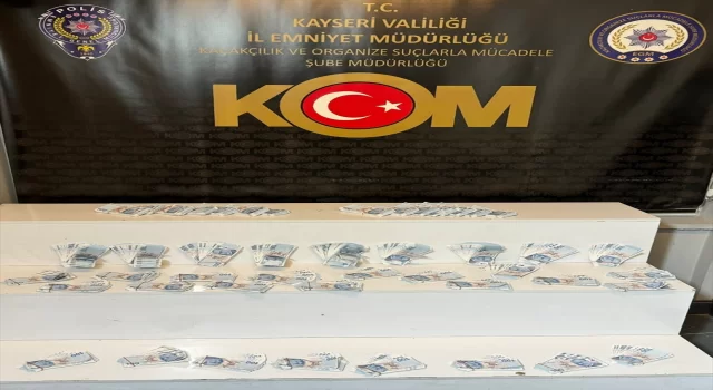 Kayseri’de 4 bin 696 adet sahte banknot ele geçirildi