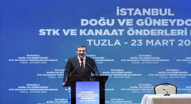 Cumhurbaşkanı Yardımcısı Yılmaz, ”Doğu ve Güneydoğu STK ve Kanaat Önderleri Buluşması”nda konuştu: 