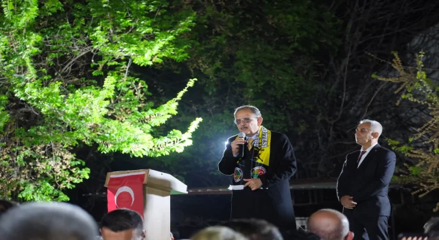 Bakan Özhaseki, Dalaman’da vatandaşlarla bir araya geldi: