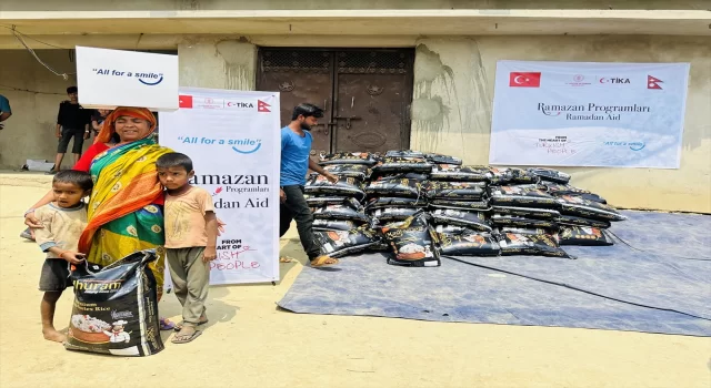 TİKA, Nepal’de 500 ihtiyaç sahibi aileye gıda kolisi dağıttı