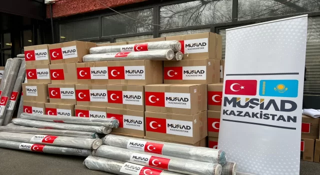 MÜSİAD, Kazakistan’da selden etkilenen bölgelere insani yardım gönderdi