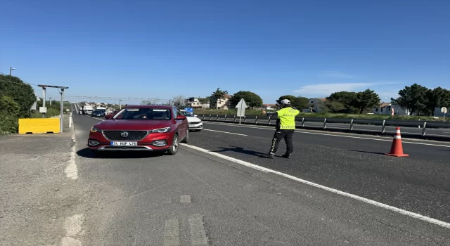 Trakya’da bayram tatili sebebiyle trafik denetimleri artırıldı