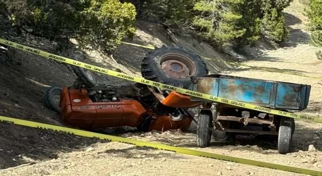 Burdur’da devrilen traktörün altında kalan 1 kişi öldü, 2 kişi yaralandı