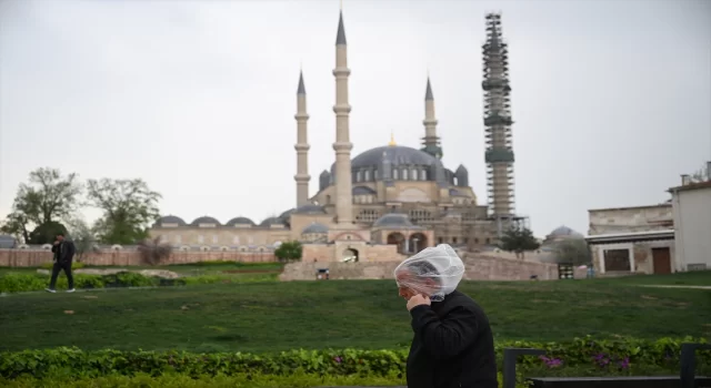 Edirne’de sağanak etkili oldu