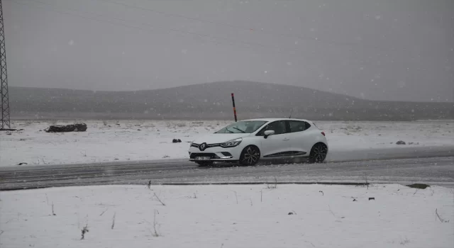 Kars’ta nisanda kar etkili oldu