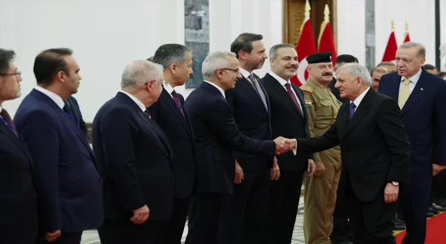 Cumhurbaşkanı Erdoğan, Irak Cumhurbaşkanı Reşid ile görüştü