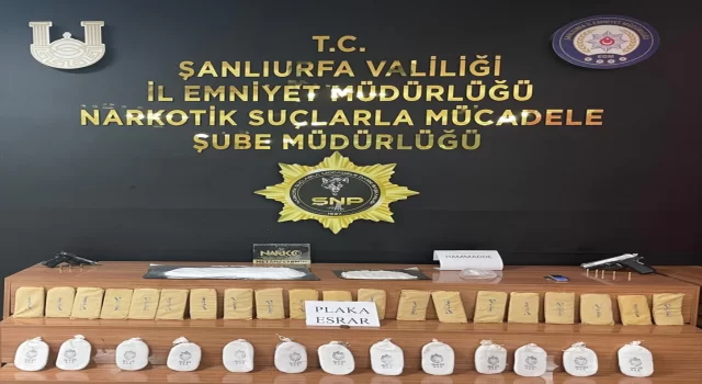 Şanlıurfa’da uyuşturucu operasyonunda 4 şüpheli yakalandı