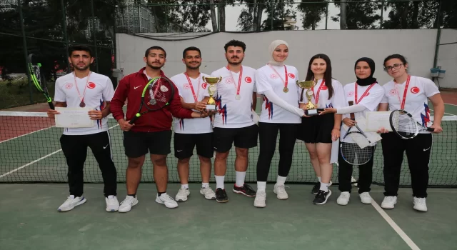 Hatay’da düzenlenen İller Arası 2. Kort Tenis Turnuvası tamamlandı