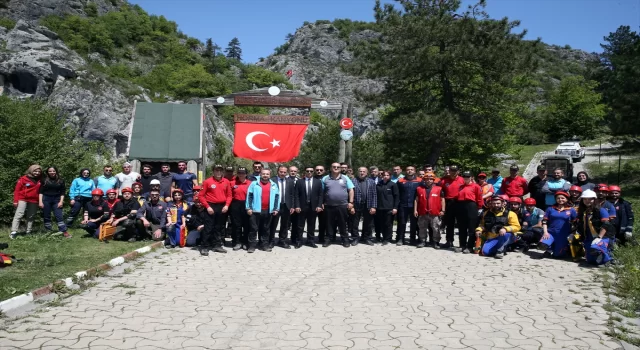 Kastamonu’daki Horma Kanyonu’nda kurtarma tatbikatı yapıldı