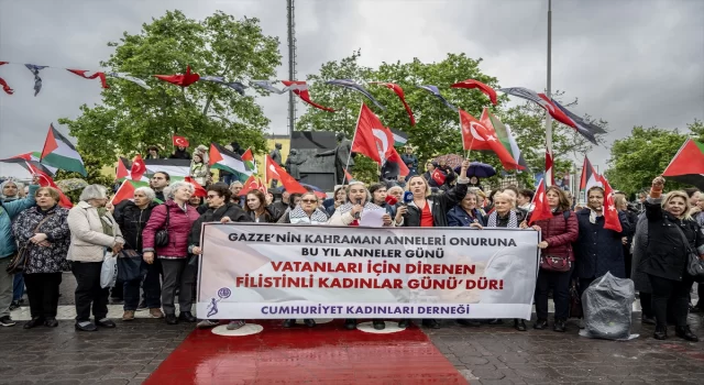 Cumhuriyet Kadınları Derneği üyelerinden Gazzeli annelere destek açıklaması