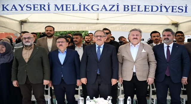 Çevre, Şehircilik ve İklim Değişikliği Bakanı Özhaseki, Kayseri’de konuştu: 