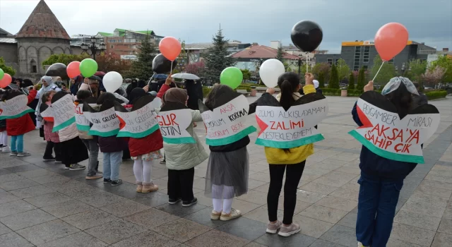 Erzurum’da sağlık çalışanları, Gazze için 26 haftadır ”sessiz yürüyüş” yapıyor