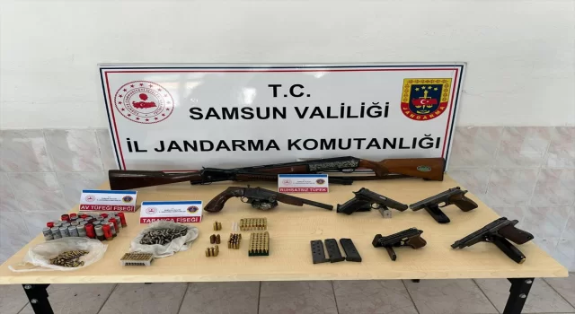 Samsun’da silah ve mühimmat operasyonunda 2 sanık yakalandı 