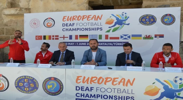 Antalya’da 10. İşitme Engelliler Avrupa Şampiyonası yapılacak