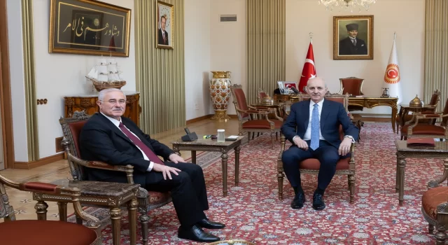 TBMM Başkanı Kurtulmuş, eski Yargıtay Başkanı Akarca’yı kabul etti