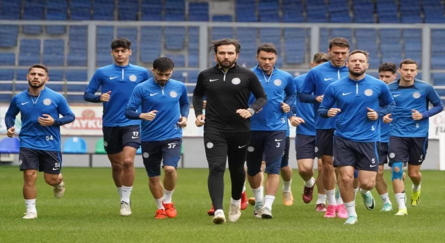 Çaykur Rizespor Kasımpaşa maçı hazırlıklarını sürdürdü