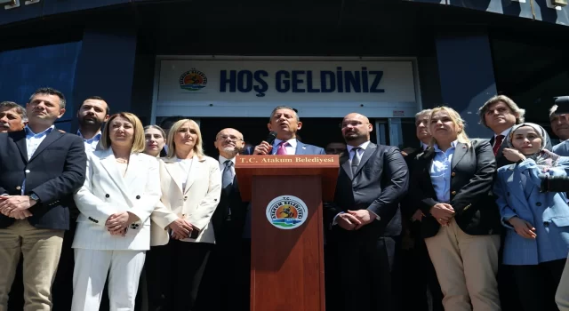 CHP Genel Başkanı Özel, Samsun’da konuştu: