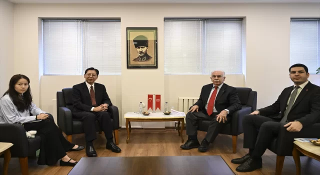 Vatan Partisi Genel Başkanı Perinçek, Çin’in Ankara Büyükelçisi Liu ile görüştü