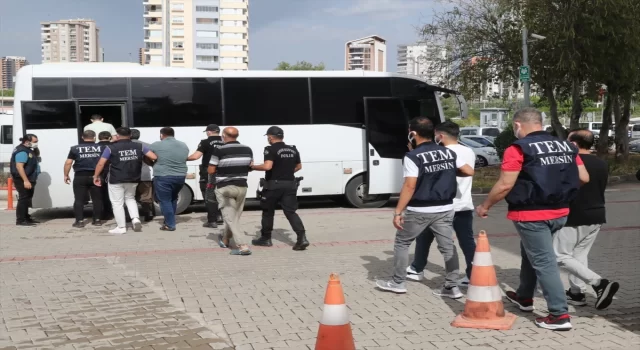 Mersin’de terör örgütü DEAŞ operasyonunda yakalanan 6 sanık tutuklandı