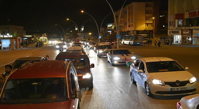 İsrail’in Gazze’ye yönelik saldırıları Erzurum’da protesto edildi