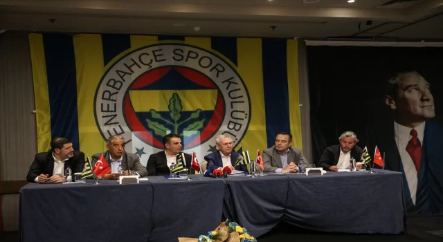 Fenerbahçe Kulübü Başkan Adayı Yıldırım, Mersin’de kongre üyeleriyle buluştu: (1)