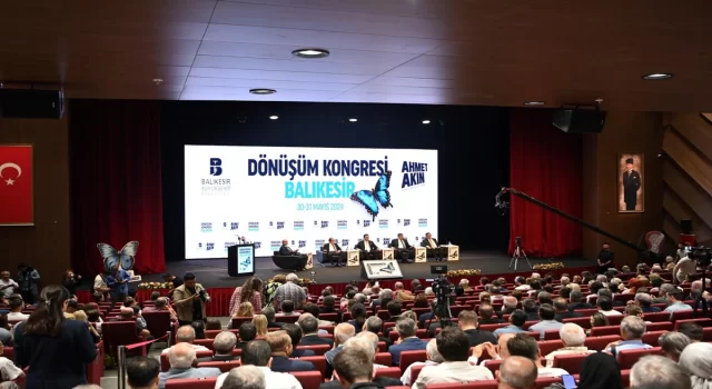 TÜSİAD Başkanı Turan, Balıkesir’deki Dönüşüm Kongresi’nde konuştu: