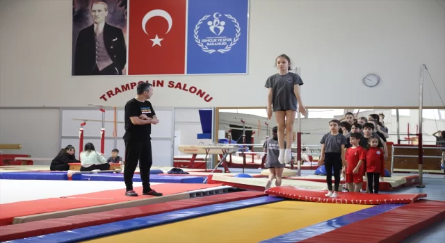 Samsun’da şampiyon adayı cinmastikçiler yetiştiriliyor