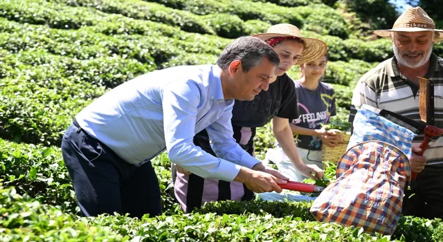 CHP Genel Başkanı Özgür Özel, Rize’deki ”Çay Mitingi”nde konuştu: