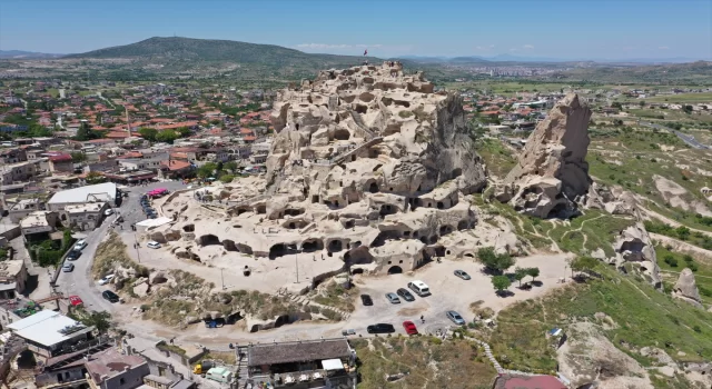 Kapadokya’nın ”seyir zirvesi” Uçhisar Kalesi’ni 5 ayda 92 bin turist ziyaret etti