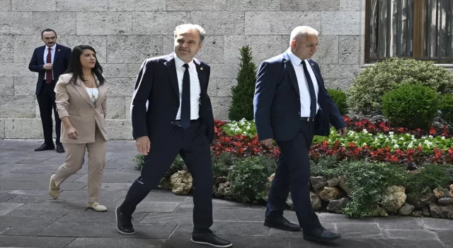 TBMM Başkanı Numan Kurtulmuş, EMEK Partisi Genel Başkanı Aslan’ı kabul etti