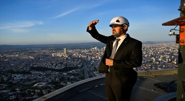 İstanbul Müftülüğü Çamlıca Kulesi’nden Ay’ı gözlemledi