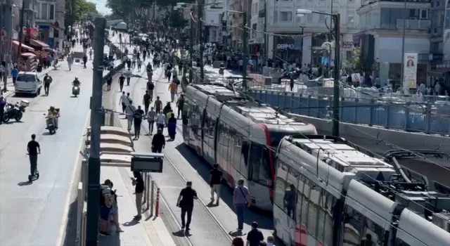 KabataşBağcılar tramvay hattı seferlerinde aksama 