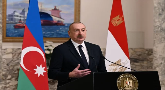 Azerbaycan Cumhurbaşkanı Aliyev: ”Gazze’de yaşanan trajedi bir an önce sona ermeli”